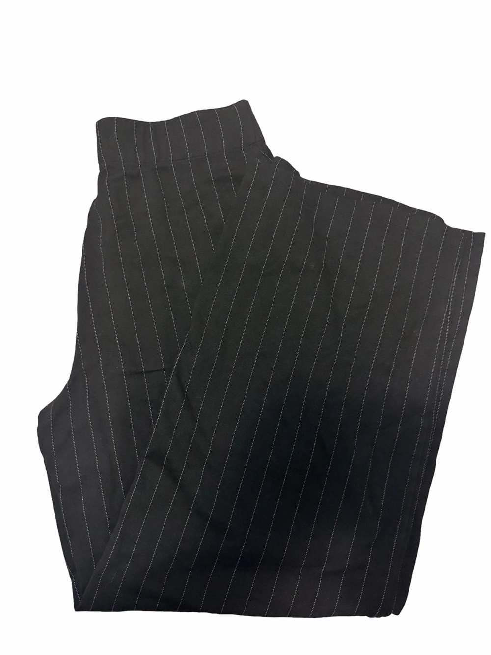 Max Studio Black Pinstripe Dress Pants